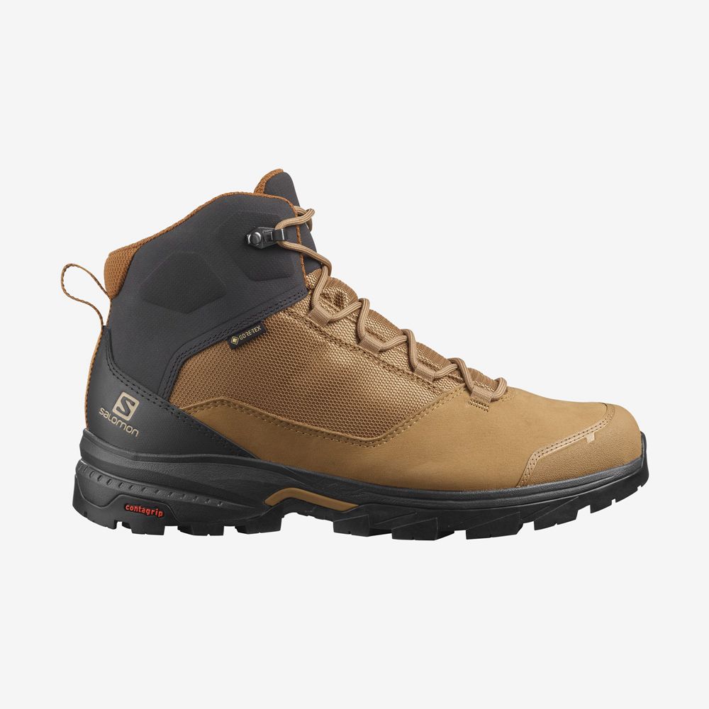 Salomon OUTWARD GORE-TEX Botas De Montaña Hombre - Marrones - Colombia (17635-CMLJ)